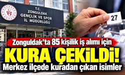 Zonguldak'ta 85 kişilik iş alımı için kura çekildi! Merkez ilçede kuradan çıkan isimler
