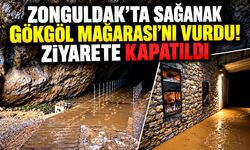 Zonguldak'ta sağanak Gökgöl Mağarası'nı vurdu! Ziyarete kapatıldı