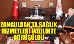 Zonguldak'ta sağlık hizmetleri Valilikte görüşüldü