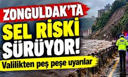 Zonguldak'ta sel riski sürüyor! Valilikten peş peşe uyarılar