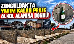 Zonguldak’ta Yarım Kalan Proje Alkol Alanına Döndü!