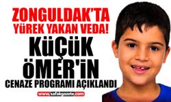 Zonguldak’ta yürek yakan veda! Küçük Ömer'in cenaze programı açıklandı
