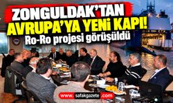 Zonguldak'tan Avrupa'ya yeni kapı! Ro-Ro projesi görüşüldü