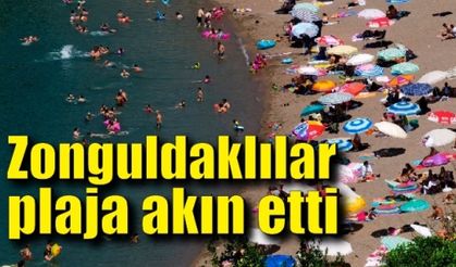 Vatandaş plaja akın etti