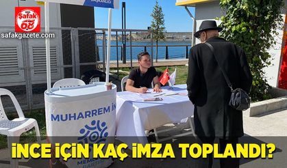 İnce için Zonguldak’tan kaç imza çıktı?