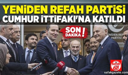 Yeniden Refah Partisi, Cumhur İttifakı'na katıldı