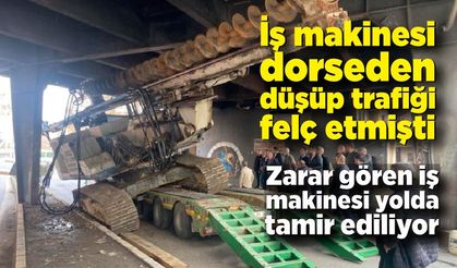 Zonguldak'ta trafiği felç etti!  Tamiri yol kenarında yapılıyor