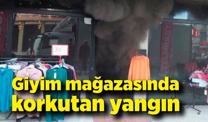 Giyim mağazasında yangın