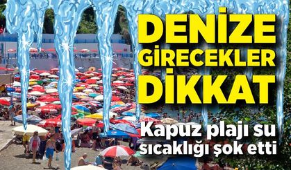 Zonguldak’ta denize girecekler dikkat: Deniz suyu sıcaklığı 14.7 derece
