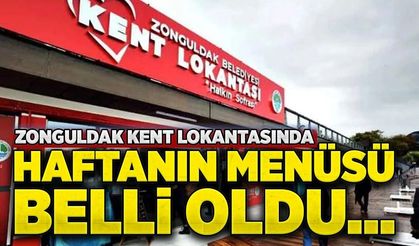 Zonguldak Kent Lokantası’nın 6-10 Nisan haftanın menüsü belli oldu!