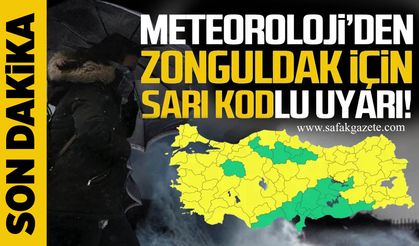 Meteoroloji’den 17 ile “Sarı Kod” uyarısı: Zonguldak’a kar geliyor