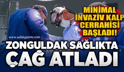 Zonguldak sağlıkta çağ atladı: Minimal İnvaziv Kalp Cerrahisi başladı!
