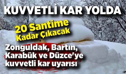 Batı Karadeniz’de Kış Geri Döndü: Kuvvetli Kar Yolda