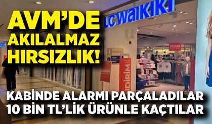 Kabinde Alarmı Parçaladılar, 10 Bin TL’lik Ürünle Kaçtılar