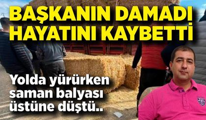 Saman balyalarının altında kalan kişinin ölüm anı