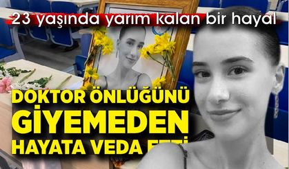 Doktor önlüğünü giyemeden hayata veda etti: Aylin’in sırası çiçeklerle doldu