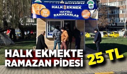 Zonguldak’ta Ramazan Pidesi 25 TL’den Halk Ekmek’te!