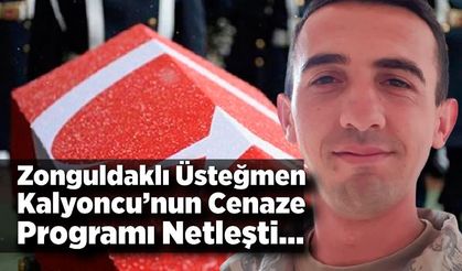 Üsteğmen Kalyoncu’nun Cenaze Programı Netleşti