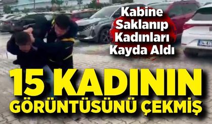 Akaryakıt İstasyonunda Skandal: Kabine Saklanıp Kadınları Kayda Aldı