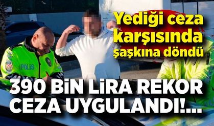Yediği ceza karşısında şaşkına döndü; Alkollü yakalandı, 390 bin lira rekor ceza uygulandı