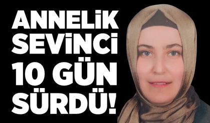 Yeni Doğan Bebeğini Kucağına Aldı, 10 Gün Sonra Veda Etti