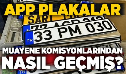 APP plakalar muayene komisyonlarından nasıl geçmiş?