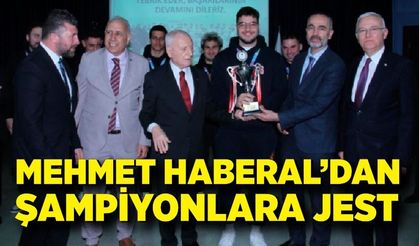 Mehmet Haberal’dan şampiyonlara jest: Burs oranı yüzde 20’ye çıkarıldı
