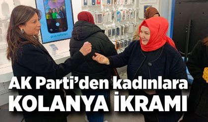 AK Parti’den 8 Mart’ta Kadınlara kolonya ikramı