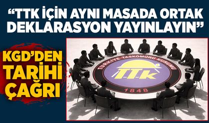 KGD’den Tarihi Çağrı: “TTK İçin Aynı Masada Ortak Deklarasyon Yayınlayın”