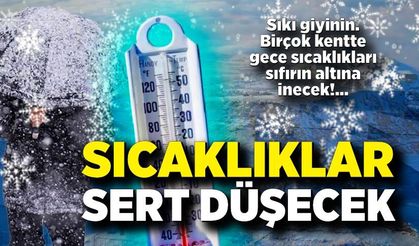 Hafta sonu kış geri dönüyor: Sıcaklıklar sert düşecek