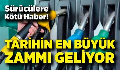 Sürücülere kötü haber! Tarihin en büyük zammı geliyor