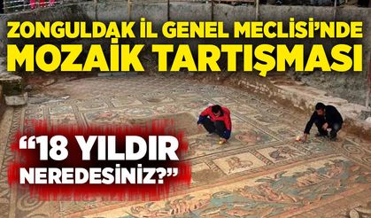 Zonguldak İl Genel Meclisi’nde mozaik tartışması: “18 yıldır neredesiniz?”