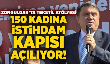 Zonguldak’ta tekstil atölyesi: 150 kadına istihdam kapısı açılıyor