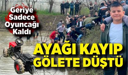 Ayağı kayan 12 yaşındaki Emirhan, düştüğü gölette boğuldu