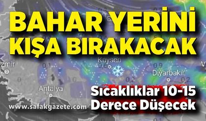 Kutup soğuğu geliyor! Bahar Yerini Kışa Bırakacak
