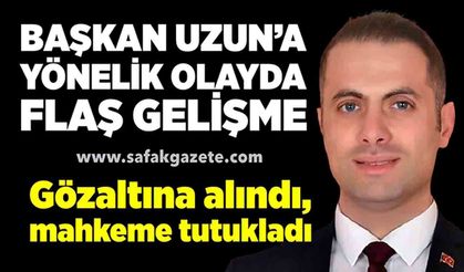 Elvanpazarcık Belediye Başkanı Uzun’un aracının önünü kesen kişi tutuklandı