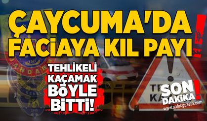 Çaycuma'da faciaya kıl payı: Tehlikeli kaçamak böyle bitti!