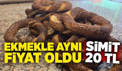 Ekmekle aynı fiyat oldu: Simit 20 TL