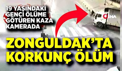 Zonguldak'ta feci kaza kamerada: 19 yaşındaki Aysu'yu hayattan koparan kaza anı