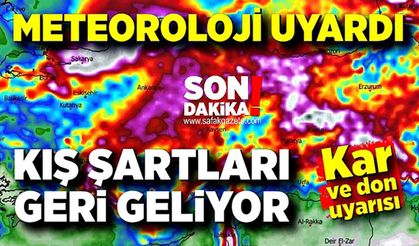 Türkiye’ye “Mayıs şoku”: Kar ve don uyarısı