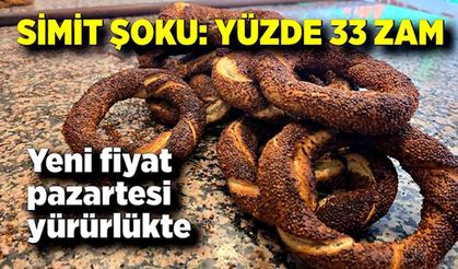 Zonguldak’ta simit şoku: Yüzde 33 zam