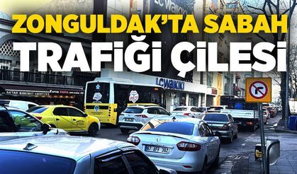 Zonguldak’ta sabah trafiği çilesi