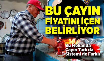 85 Yıllık Kahvehanede Çay Parasını Müşteri Belirliyor