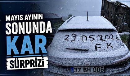 Mayıs ayının sonunda kar sürprizi