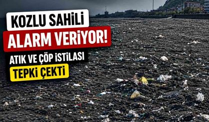 Kozlu sahili alarm veriyor! Atık ve çöp istilası tepki çekti