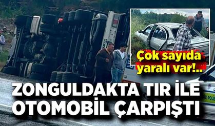 Zonguldak'ta Tır ile Otomobil Çarpıştı: Yaralılar Var