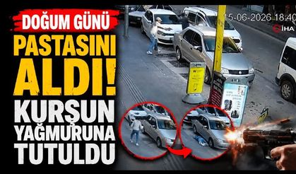 Doğum günü pastasını alır almaz kurşun yağmuruna tutuldu