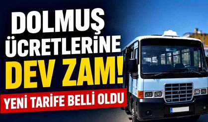 Zonguldak’ta Dolmuş Ücretlerine Dev Zam: Yeni Tarife Belli oldu