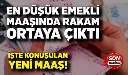 En düşük emekli maaşı için yeni rakam ortaya çıktı