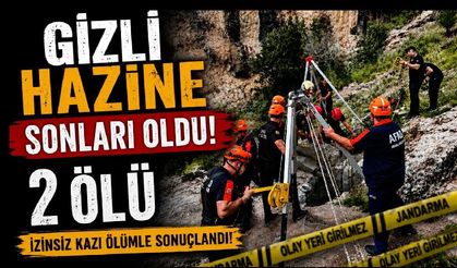 Gizli hazine ararken canlarından oldular!